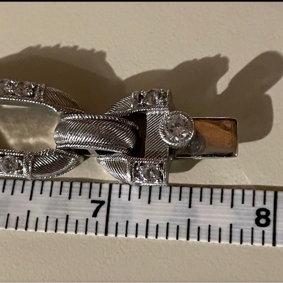 Judith Ripka Sterling & Diamonique Link Bracelet - Picture 6 of 7